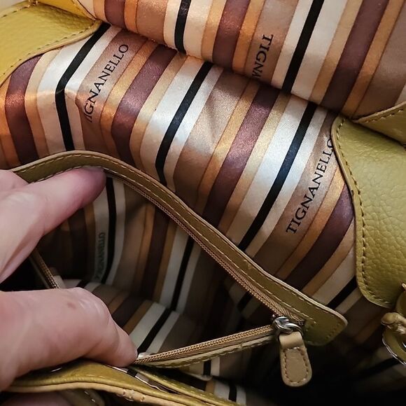 Backpack Bag By Tignanello Leather Tan